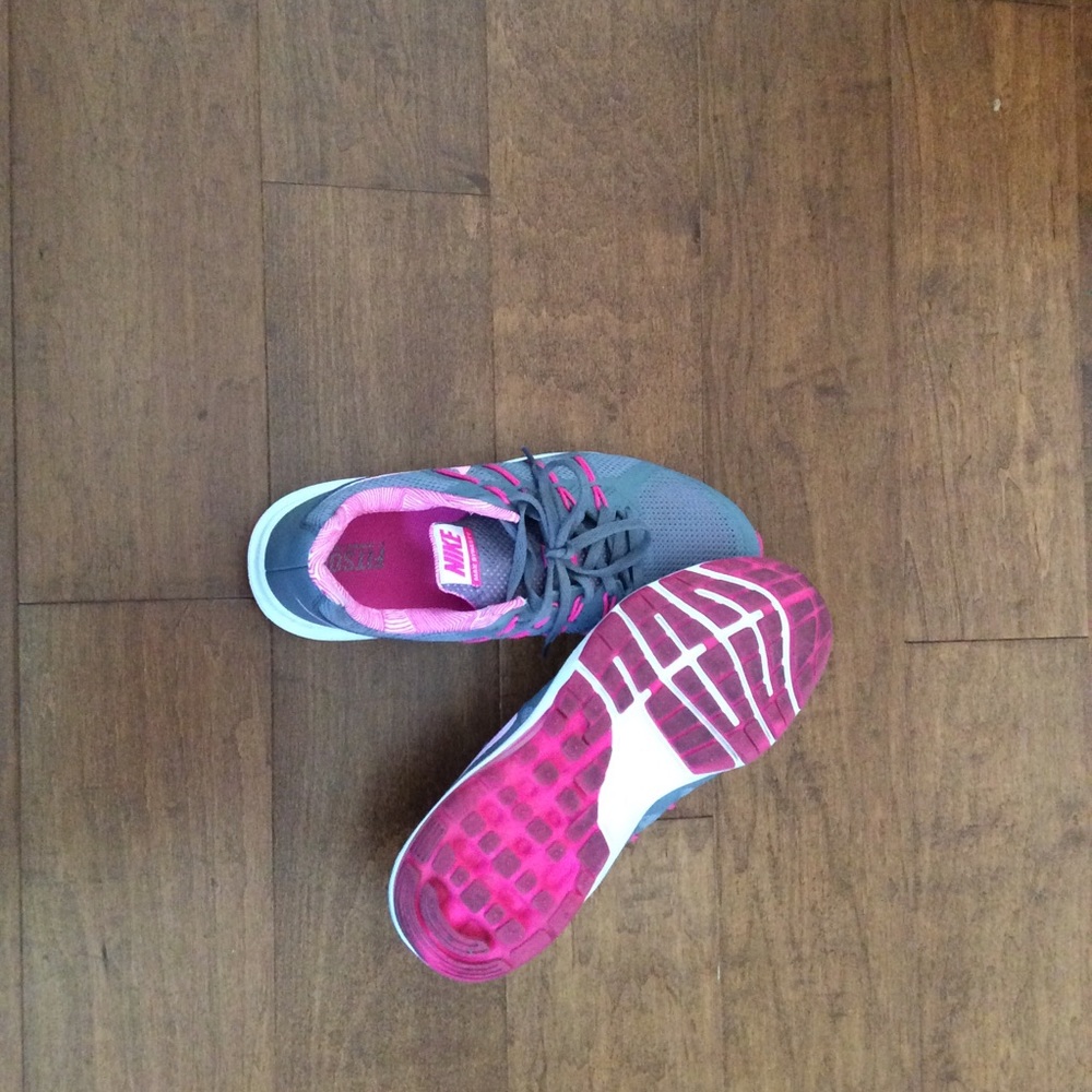 🎀FLASH🎀Pink & Grey Soft Sock FitSole Max Dynasty - Picture 5 of 6